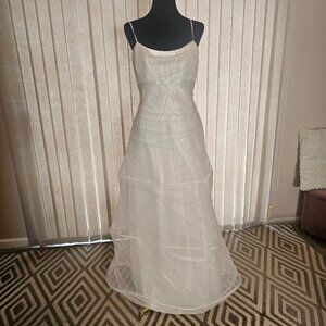 The Suzanne Ermann White Wedding Dress 8 NWT